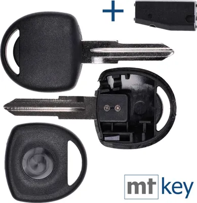 Produktbild von Auto Schlüssel Rohling YM28 + ID40 Transponder Kompatibel mit Opel Astra G Omega Tigra Corsa