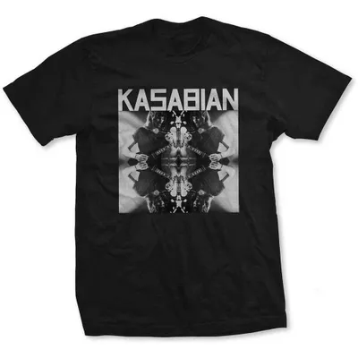 Immagine prodotto di Kasabian | Maglietta ufficiale della band | Solo Reflect, grande, nero