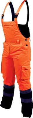 Produktbild von Warnschutzhose, gefütterte Latzhose, wasserabweisend, Größe S