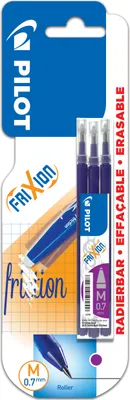 Produktbild von PILOT FriXion Ersatzmine Ball 0,7mm violett 3 Stück Blister