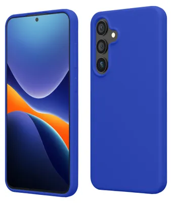 Produktbild von kwmobile Handyhülle für Samsung Galaxy S24 Hülle - Case Silikon - Kabelloses Laden - Schutzhülle Cover in Baltik Blau