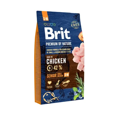 Obrázek produktu pro BRIT Premium by Nature Senior S+M 8 kg