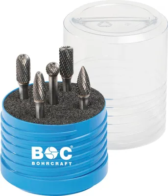 Produktbild von BOHRCRAFT Frässtift-Satz HM 5-teilig