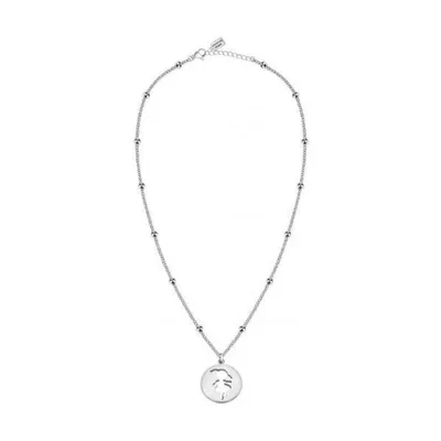Image de Collier en acier avec perles Petite fille LPS10AQL01