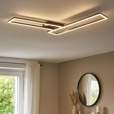 Produktbild von LED Deckenleuchte, dimmbar, beweglich, schwarz, L 54 cm