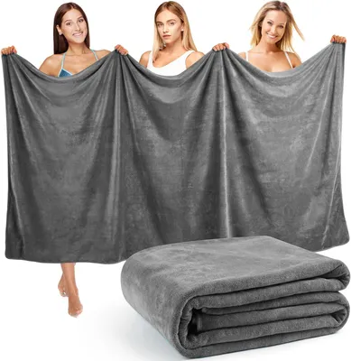 Zdjęcie produktu dla Duży ręcznik XXL, 100x200 cm, gramatura 420 g/m², bardzo chłonny, idealny do sauny i plaży