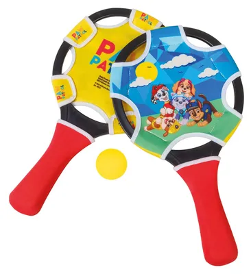 Obrázok produktu pre Happy People Sada plážových loptičiek Paw Patrol, vodeodolná, 2 rakety a 1 loptička, 16912