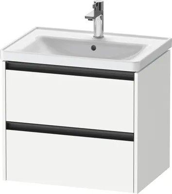 Zdjęcie produktu dla Duravit Ketho.2 - Szafka pod umywalkę 549x634x455 mm, 2 szuflady, biały matowy K25282018180000