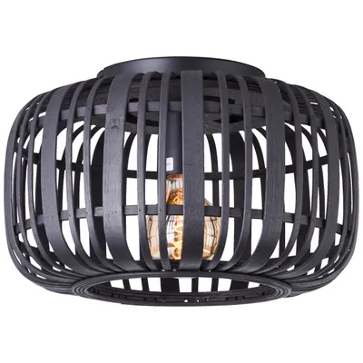 Produktbild von Deckenlampe, 22 cm Höhe, Ø 32 cm, E27, max. 60 W, Bambus