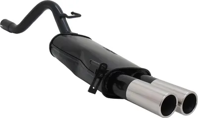 Image de Echappement sport Novus pour Fiat Grande Punto 199 2x76mm Silencieux final avec ABE