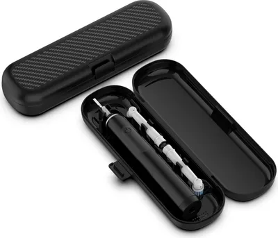 Produktbild von INF Reiseetui für elektrische Zahnbürsten Oral B, Philips, Xiaomi, Panasonic Schwarz