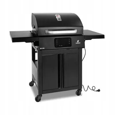Zdjęcie produktu dla Grill Elektryczny Landmann E-Grill Czarny Grzałki 3200W Ruszt Żeliwny 59X40Cm