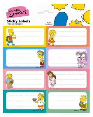 Image de Étiquettes adhésives Les Simpsons (10)