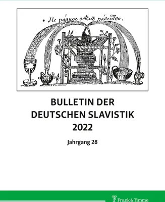 Produktbild von Bulletin der deutschen Slavistik 2022