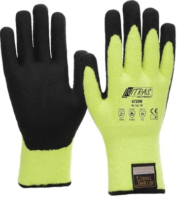 Produktbild von Arbeitshandschuhe | 60 Paar NitrasTaeki Winter Cut Handschuhe | Gr. 8 - 11