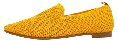 Image de La Strada : Chaussures pour femmes, chaussures basses, mocassins, couleur jaune, pour le quotidien
