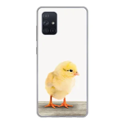 Produktbild von MuchoWow® Handyhülle Schutzhülle Hülle für Samsung Galaxy A51 Küken - Tiere - Jungen - Mädchen - Kinder Silikon Softcase Handy Hülle - Schutzabdeckung