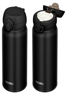 Image de Thermos isotherme THERMOS, noir mat, 0,6 litre