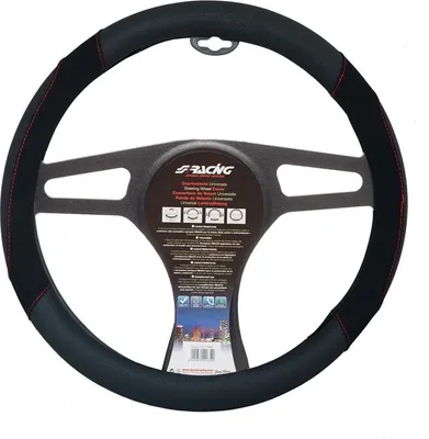 Produktbild von Simoni Racing CVT/59N Lenkradbezug Ø37-39cm Schwarz Lenkradhülle