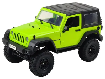Image de Double E 27416 Jeep Wrangler Rock Crawler RC 1:14, vert