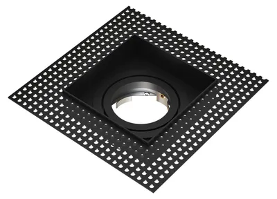 Produktbild von Ledvion LED Einbaustrahler Quadratisch Schwarz dimmbar