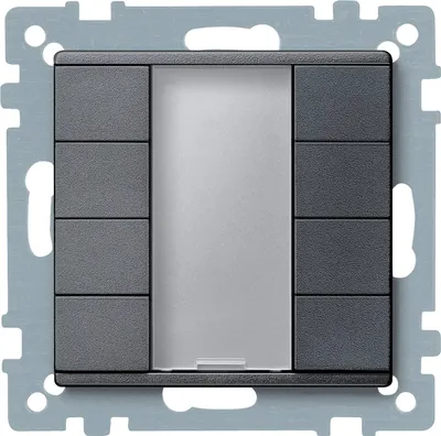 Image de Bouton-poussoir KNX 4x plus, anthracite 627814