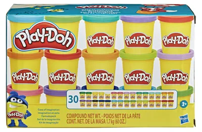 Image de Jeu de construction Play-Doh Fantaisie - 30 pots de pâte à modeler