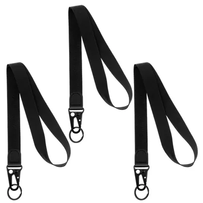 Produktbild von 3-teiliges Auswelter-Set, Schultergurt, Lanyard mit Karabiner und Schlüsselring für Ausweishülle, Lanyard, Schlüsselanhänger