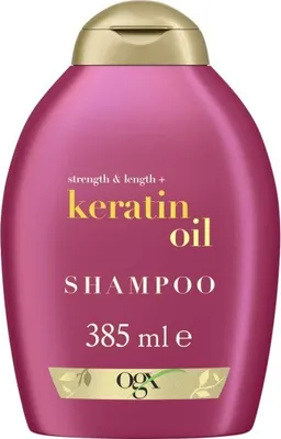 Produktbild von Ogx Keratin Oil Anti-Breakage Hair Shampoo 385ml