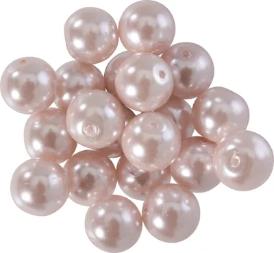 Produktbild von Glaswachsperlen Ø 10 mm, 20 Stück Hellrosa