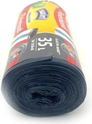 Produktbild von Swirl Müllbeutel 35 L 20 Stück Mülltüten mit Fixierband Abfallbeutel recycelt
