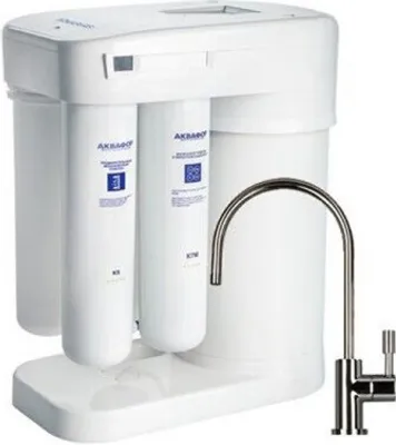 Immagine prodotto di AQUAPHOR sistema ad osmosi inversa Morion DWM-101S- riduce la durezza dell'acqua. rimuove virus, batteri, cloro, fenolo, pesticidi, nitrati, nitriti, piombo e altri metalli pesanti
