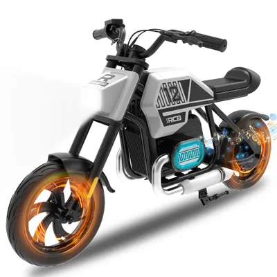 Image de RCB R9 Moto électrique pour enfants, moto électrique avec moteur puissant, 12 pouces, max 25km/h, portée 15KM, Moto Crossbike pour enfants de 4 à 12 ans