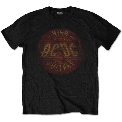Zdjęcie produktu dla AC/DC High Voltage Vintage Black M Koszulka