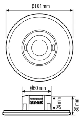 Zdjęcie produktu dla Czujnik ruchu ESYLUX MD-FLAT #EP10428609