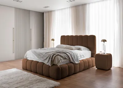 Obrázek produktu pro Manželská postel 200x200 ZOLY - hnědá