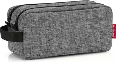 Produktbild von reisenthel duocase, Kosmetiktasche, Ordnungshelfer, Mäppchen, Schminktasche, Tasche, Polyestergewebe, Twist Silver, 3 L, WA7052