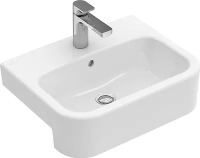 Immagine prodotto di Villeroy & Boch Architectura lavabo en saillie, 1 trou pour robinet, avec trop-plein, 550x430mm, 41905501, 41905501