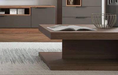 Immagine prodotto di Tavolino ornamentale da salotto Tavolo in noce 90x68cm