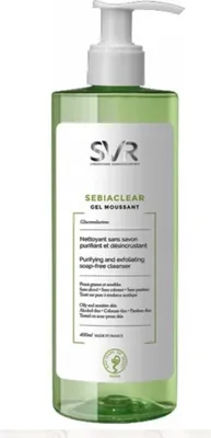 Obrázek produktu pro SVR Sebiaclear Gel Moussant čistící pěnivý gel pro mastnou a problematickou pleť 400 ml