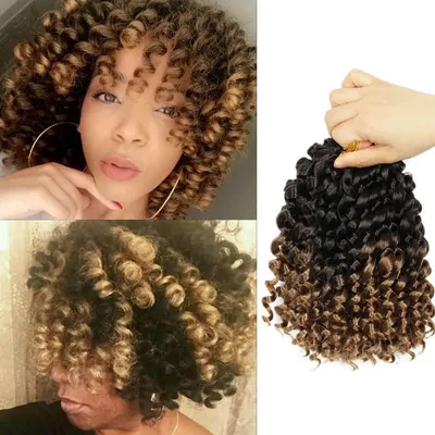 Produktbild von 6 Stück Gehäkelte Haarverlängerungen für Frauen