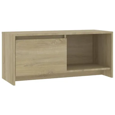 Zdjęcie produktu dla Szafka pod TV, dąb sonoma, 90x35x40 cm, materiał drewnopochodny