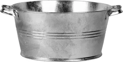 Image de Bassine Kovotvar 40 UR4, 16 litres, zinc, poignées en tôle