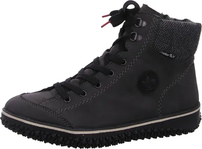 Image de Rieker Femmes Bottes à lacets Gris Loisirs, Taille:36 EU