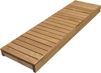 Produktbild von Fertige Langelement Saunabank - Thermo-Espe / 400 x 2100 mm