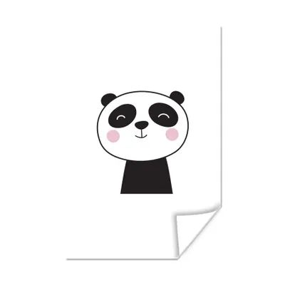 Obrázok produktu pre MuchoWow® Plagát - Panda - Ilustrácie - Detská izba - Deti - 20x30