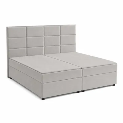 Obrázek produktu pro Kontinentální postel RIO, barva šedá, rozměry 120 x 108 x 200 cm, včetně matrace a úložného prostoru, Obrázek vytvořený pomocí AI