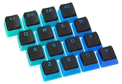 Produktbild von ENDORFY EY0E002, Tastaturkappe, Polybutylene terephthalate (PBT), Schwarz