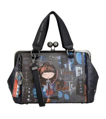 Produktbild von Anekke Contemporary Short Handle Bag Bügeltasche 37801-009 grau/schwarz