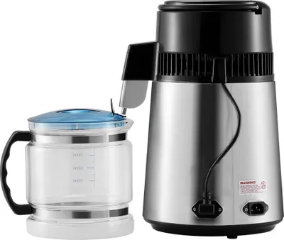 Zdjęcie produktu dla 4L Dystylator wody Oczyszczacz Maszyna Blat ze stali nierdzewnej Wnętrze